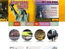 Tablet Screenshot of newyorktoursnyc.com